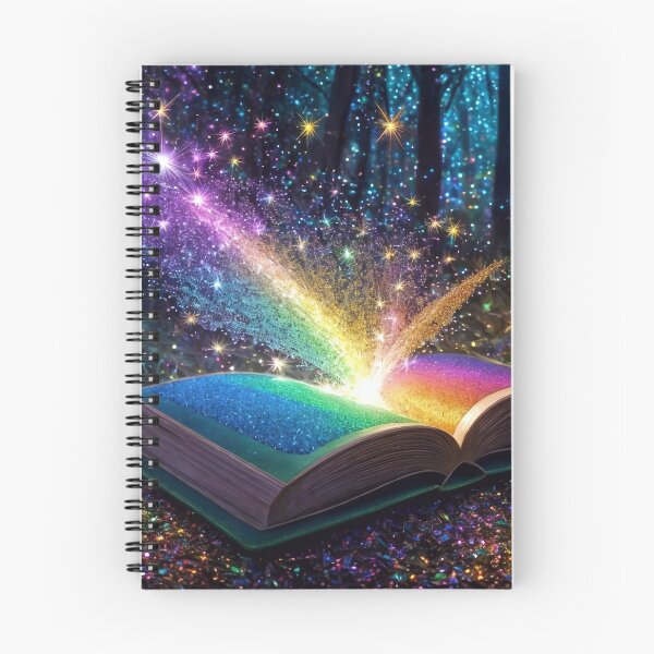 Item preview, Open book of magical fantasy spells designed and sold by M-Y-A-R-T-.