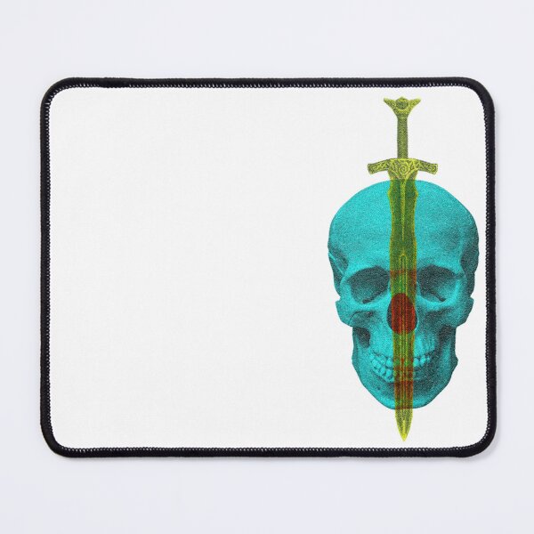 Item preview, Risograph Sowrd In Skull designed and sold by Geboking.
