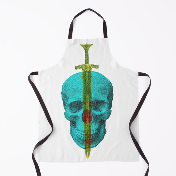Item preview, Risograph Sowrd In Skull designed and sold by Geboking.