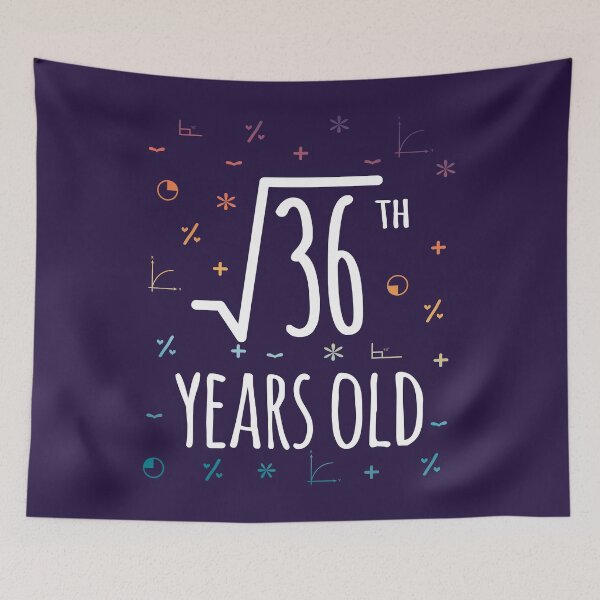 Item preview, Square Root Of 36, 6 years old designed and sold by AdiApparel.