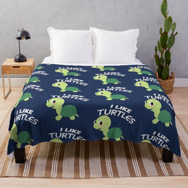 Item preview, I Like Turtles Cute Cartoon Turtle designed and sold by SubtleSplit.