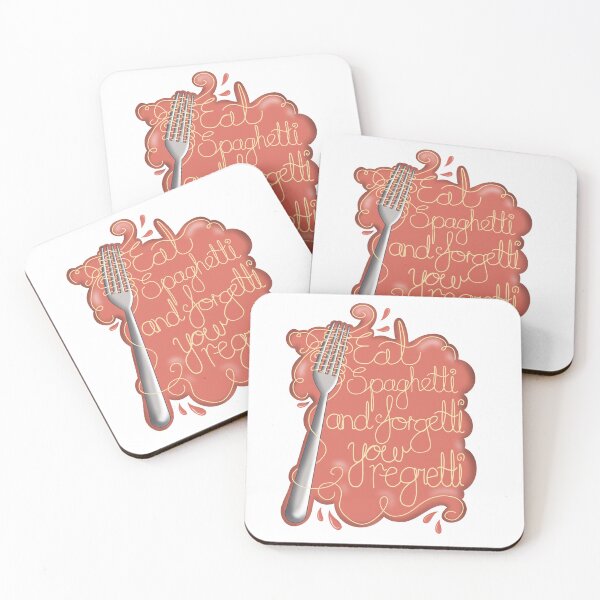 Item preview, Eat spaghetti and forgetti your regretti  designed and sold by Manxcraft.