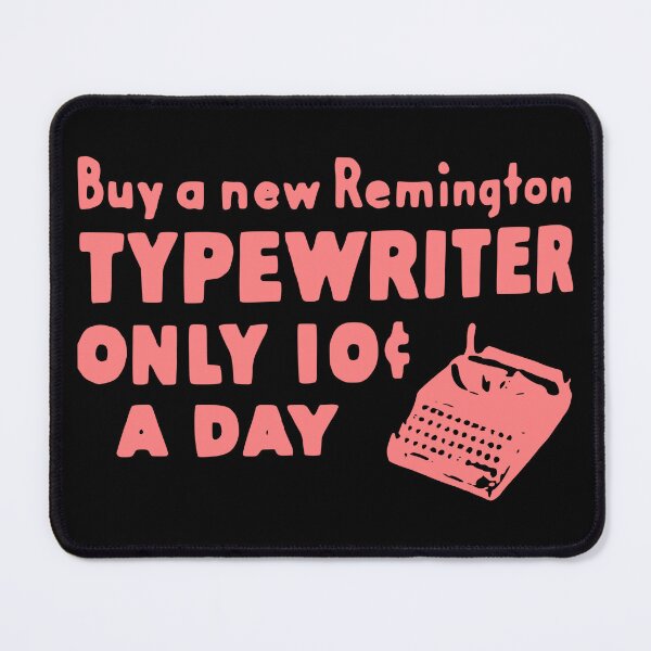 Item preview, Old Ad 10 CENTS Remington Typewriter Salmon II designed and sold by Marni Scofidio Desi9ns.