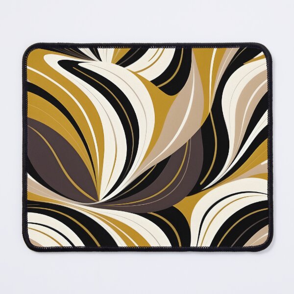Item preview, Mid Century Modern Abstract Botanical Fawn, Dark Brown designed and sold by Prints and Lifestyle.