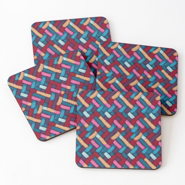 Item preview, Personalised Hand-Woven Knitted Print | Mosaic Pattern Home Decor 12  designed and sold by PaddyMcKhan.
