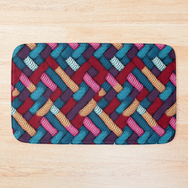 Item preview, Personalised Hand-Woven Knitted Print | Mosaic Pattern Home Decor 12  designed and sold by PaddyMcKhan.