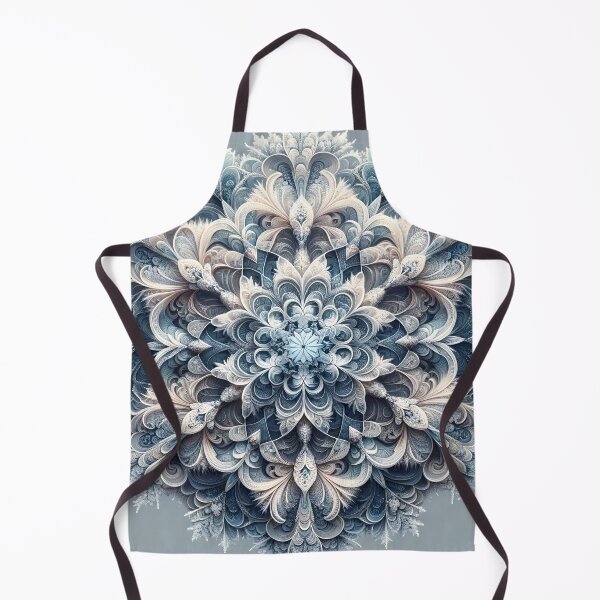 Item preview, "Frostwork Fantasy: Icy Mosaic" designed and sold by APARTAI EU.