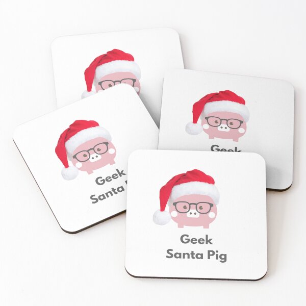 Item preview, Cute Baby Pig Art, Cute Pig Christmas Santa Hat Gifts For Animal Lovers designed and sold by haRexia.