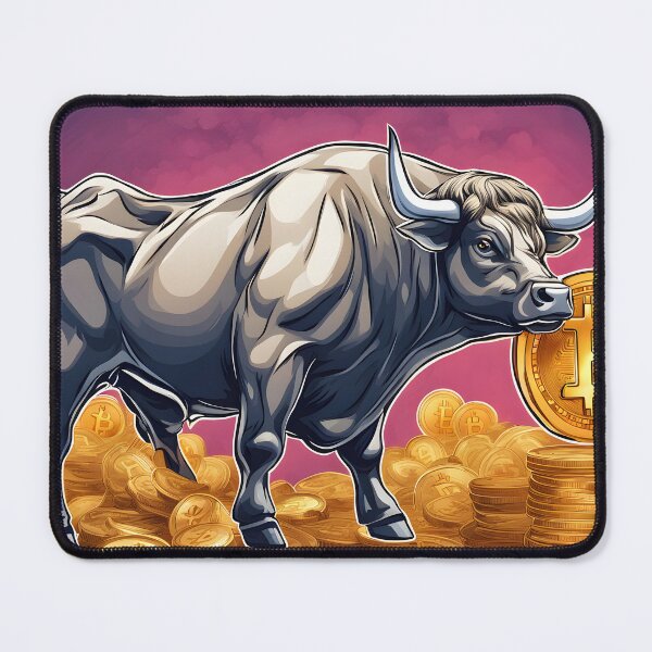 Item preview, Bitcoin Bull Market Illustration designed and sold by Inimma.