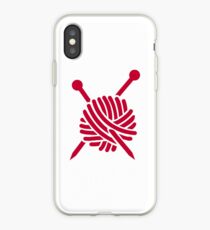 Knitting wool iPhone Case