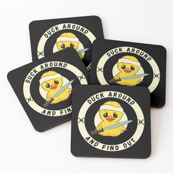 Item preview, Duck Around And Find Out Duck Meme designed and sold by Pati-Design.