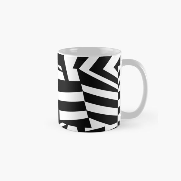 Item preview, razzle dazzle camouflage pattern black and white designed and sold by LP-agent.