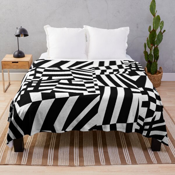 Item preview, razzle dazzle camouflage pattern black and white designed and sold by LP-agent.