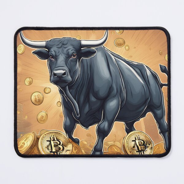 Item preview, Bitcoin Bull Market Illustration designed and sold by Inimma.