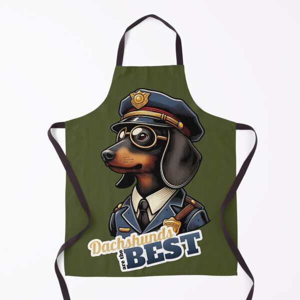 Item preview, Dachshund policeman designed and sold by ThisDress.