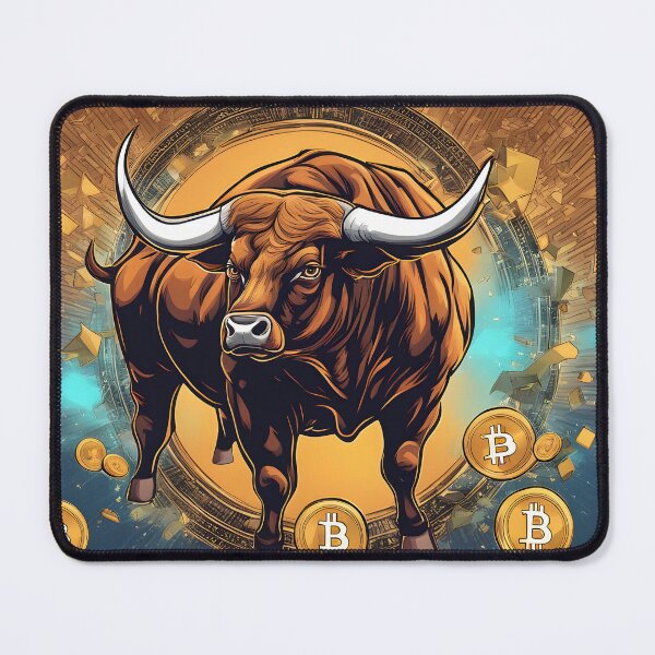 Item preview, Bitcoin Bull Market Illustration designed and sold by Inimma.