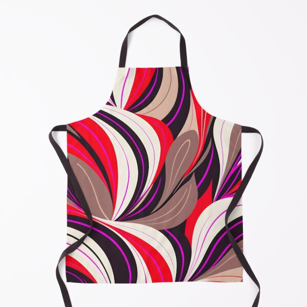 Item preview, Mid Century Modern Abstract Botanical Chocolate Brown, Coral designed and sold by Prints and Lifestyle.