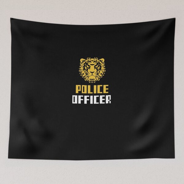 Item preview, Police Officer Design with Soldier Tiger designed and sold by PRIVARSHU.