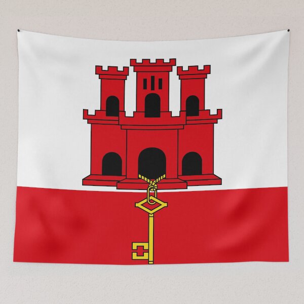 Item preview, National Flag of Gibraltar designed and sold by Danler.