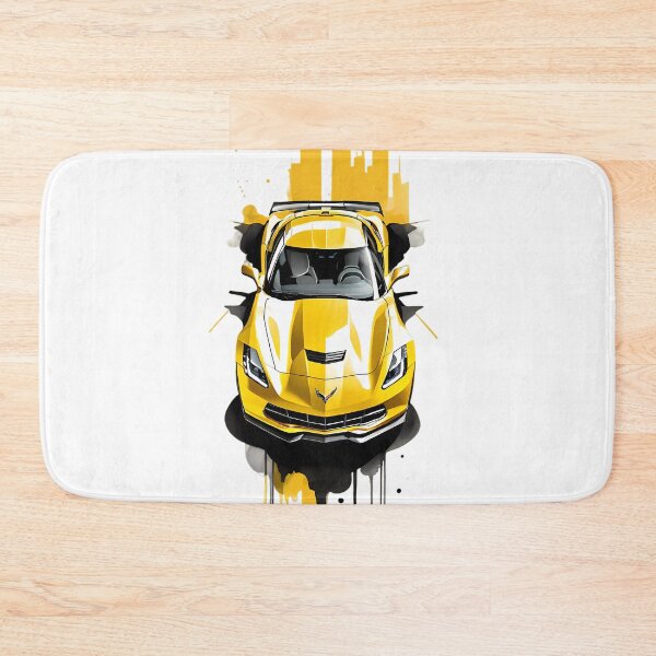 Item preview, Corvette C7 Yellow Ink designed and sold by DecarYourself.
