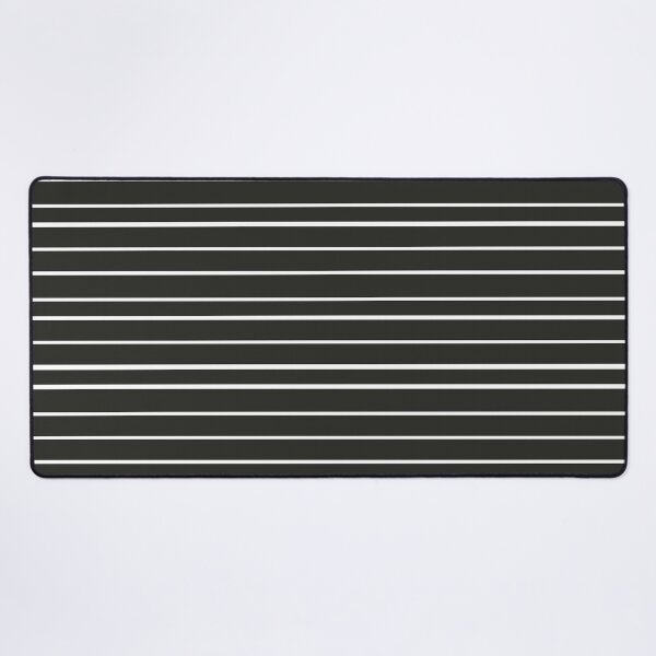 Item preview, Black White Horizontal Stripes Minimalist Decor designed and sold by Nisha Prabhu.