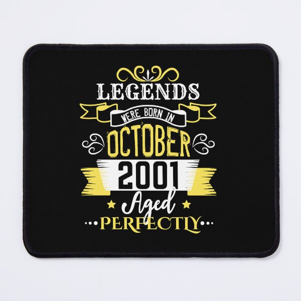 Item preview, Legends Were Born In October 2001 aged perfectly designed and sold by AdiApparel.