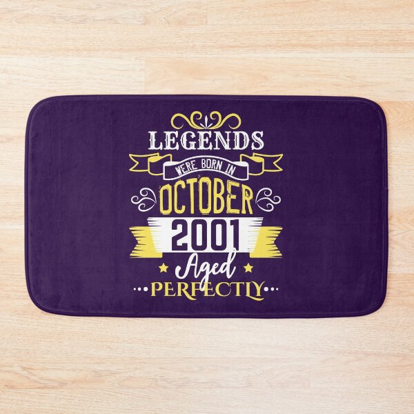 Item preview, Legends Were Born In October 2001 aged perfectly designed and sold by AdiApparel.