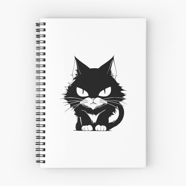 Item preview, Angry Black Cat designed and sold by LionessLove.