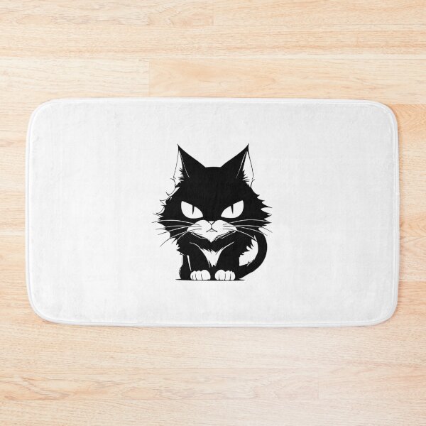 Item preview, Angry Black Cat designed and sold by LionessLove.
