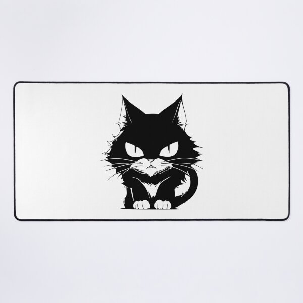 Item preview, Angry Black Cat designed and sold by LionessLove.