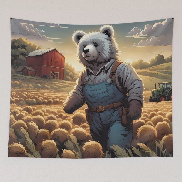 Item preview, Teddy as a Farmer designed and sold by Colin Bentham.
