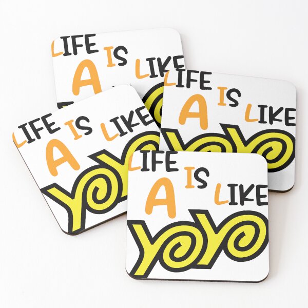 Item preview, Life is Like a YOYO art designed and sold by AbuBabaStickers.