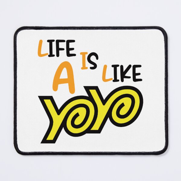 Item preview, Life is Like a YOYO art designed and sold by AbuBabaStickers.