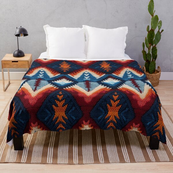 Item preview, Personalised Hand-Woven Knitted Print | Mosaic Pattern Home Decor 4  designed and sold by PaddyMcKhan.