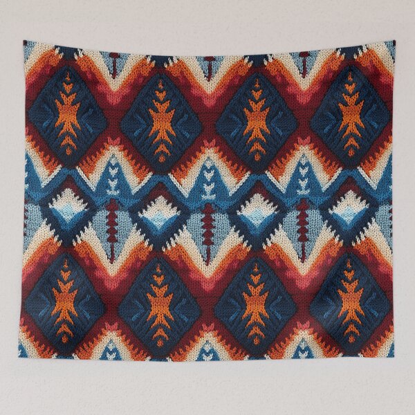 Item preview, Personalised Hand-Woven Knitted Print | Mosaic Pattern Home Decor 4  designed and sold by PaddyMcKhan.