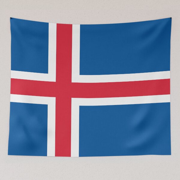Item preview, National Flag Iceland, Island designed and sold by Danler.