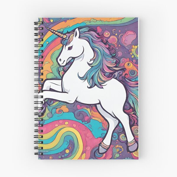 Item preview, Rainbow Psychedelic Unicorn designed and sold by anaraee.