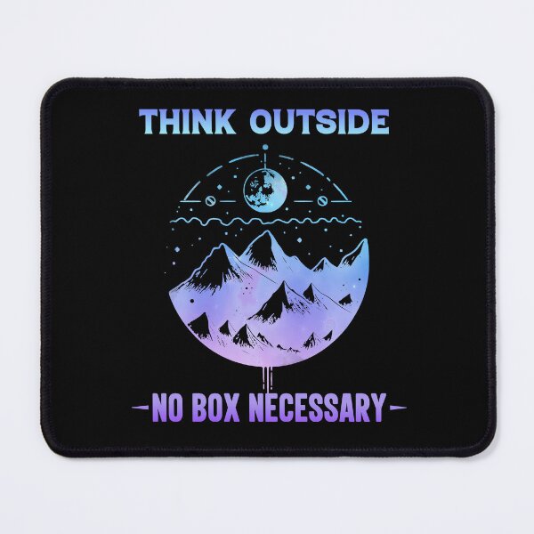 Item preview, Think outside, no box necessary  designed and sold by Monika-art.