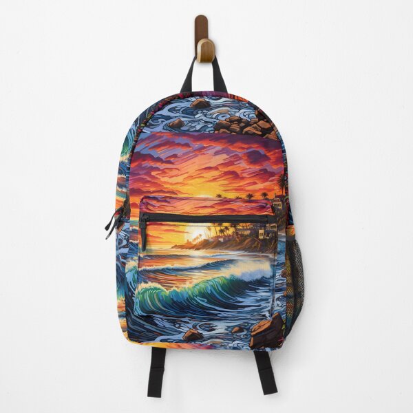 Item preview, colorful pacific coast seascape print designed and sold by dcrc.