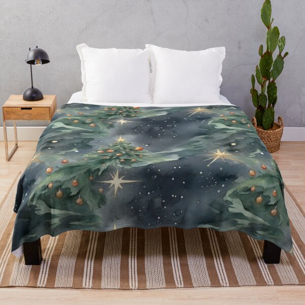 Item preview, Christmas water color seamless designed and sold by PKTPOD99.