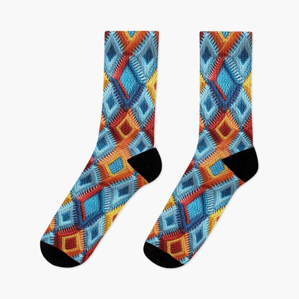 Item preview, Custom Hand-Woven Knitted Print | Mosaic Pattern Home Decor 5  designed and sold by PaddyMcKhan.