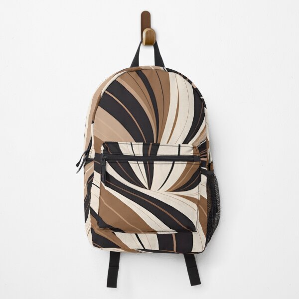 Item preview, Mid Century Modern Abstract Botanical Chocolate Brown, Beige designed and sold by Prints and Lifestyle.