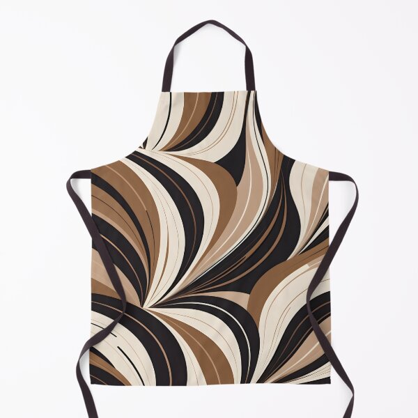 Item preview, Mid Century Modern Abstract Botanical Chocolate Brown, Beige designed and sold by Prints and Lifestyle.