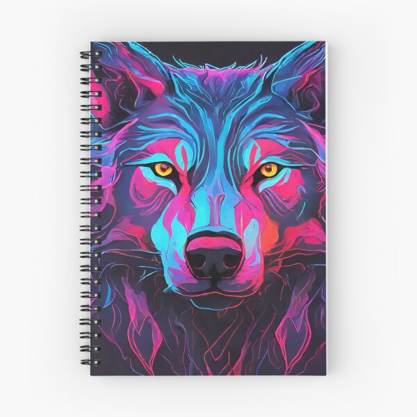 Item preview, Neon 90's Retro Wolf designed and sold by anaraee.