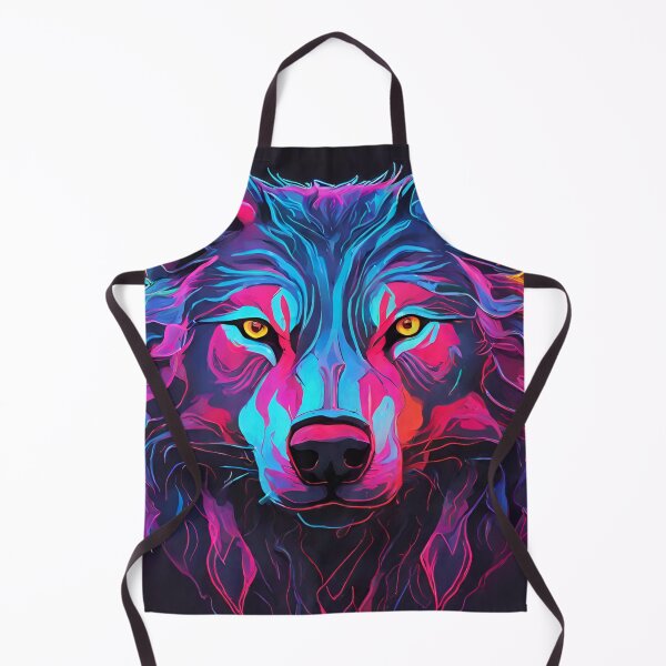 Item preview, Neon 90's Retro Wolf designed and sold by anaraee.