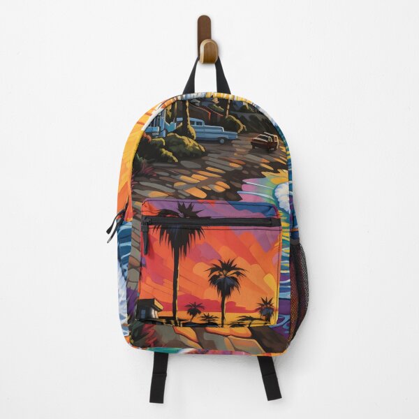 Item preview, Colorful Pacific Coast seascape print designed and sold by dcrc.