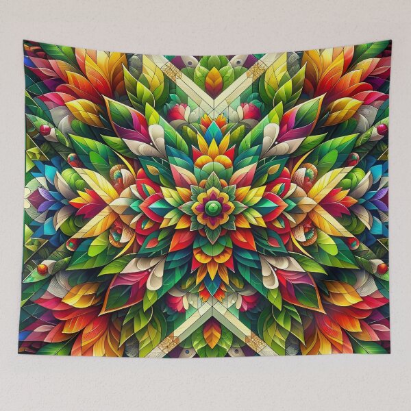 Item preview, "Vibrant Nature's Canvas: Lush Mosaic" designed and sold by APARTAI EU.