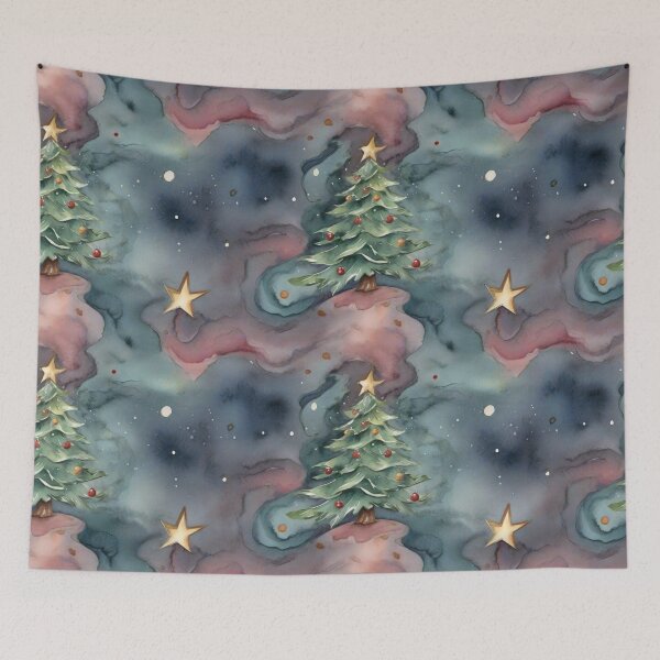 Item preview, Seamless Christmas water color  designed and sold by PKTPOD99.