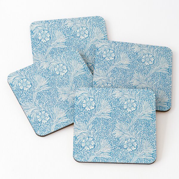 Item preview, Diseño de caléndulas azules de William Morris designed and sold by InteriorRefine.