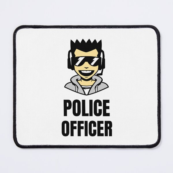 Item preview, Police Officer Design with Smiling Robot designed and sold by PRIVARSHU.
